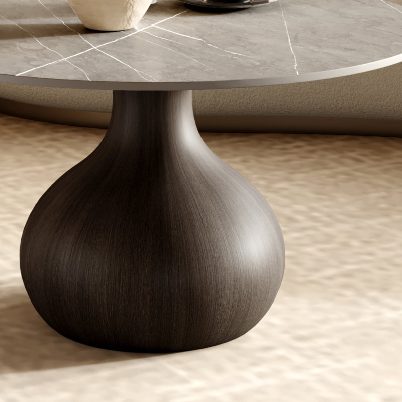 Table basse Gorman, 18.23" H x 41.73" L x 41.73" W, Smoky Ash