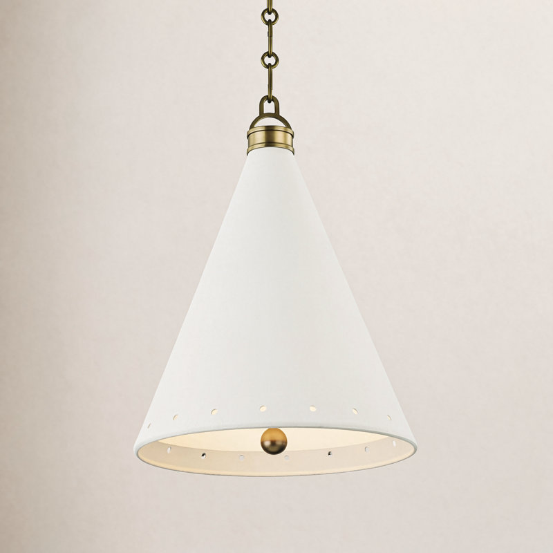Plaster No.1 Pendant by Mark D. Sikes, 19" H x 15" W x 15" D