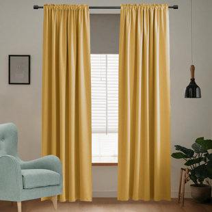 Room Darkening Curtains，2 Panels Set