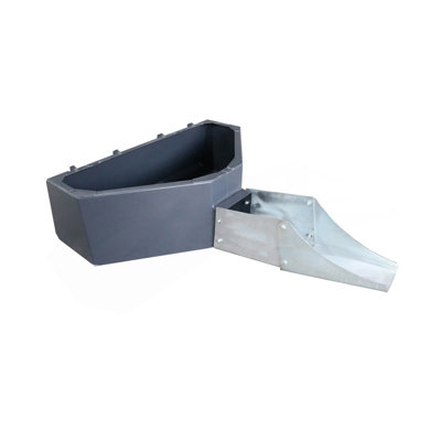 Skid Steer 12 Yard Cement  Concrete Bucket With Spout Attachments