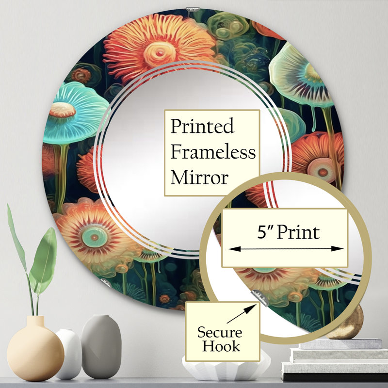 Miroir mural Dessau, 24 po x 24 po