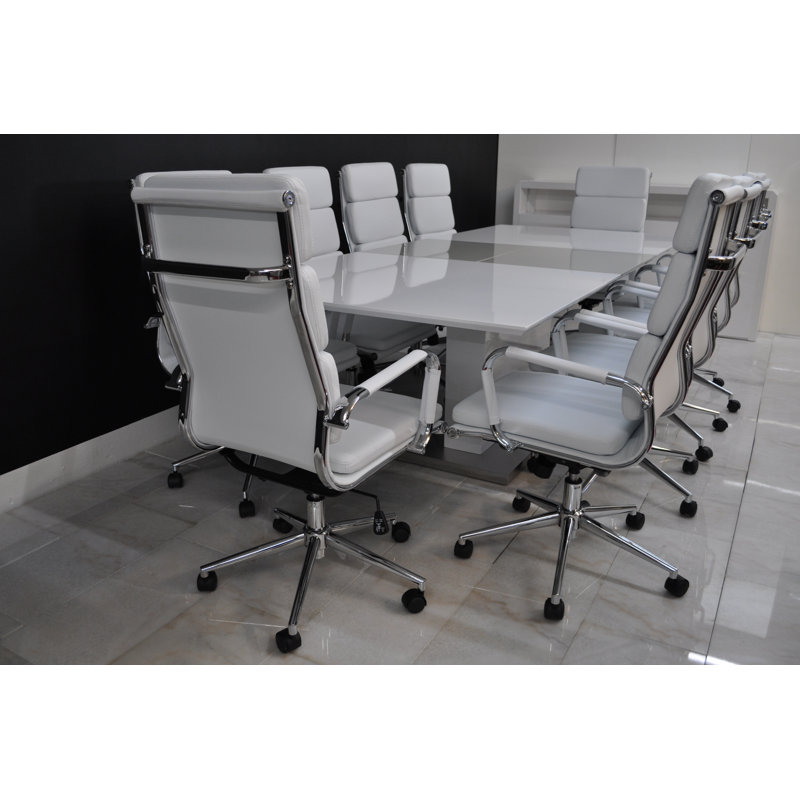 Moda 96'' Solid Wood Rectangle Conference Table