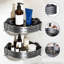 2 Pack Shower Caddy Suction Cup Corner Shelves Aluminum Bathroom Storage Rack Bathroom Caddies