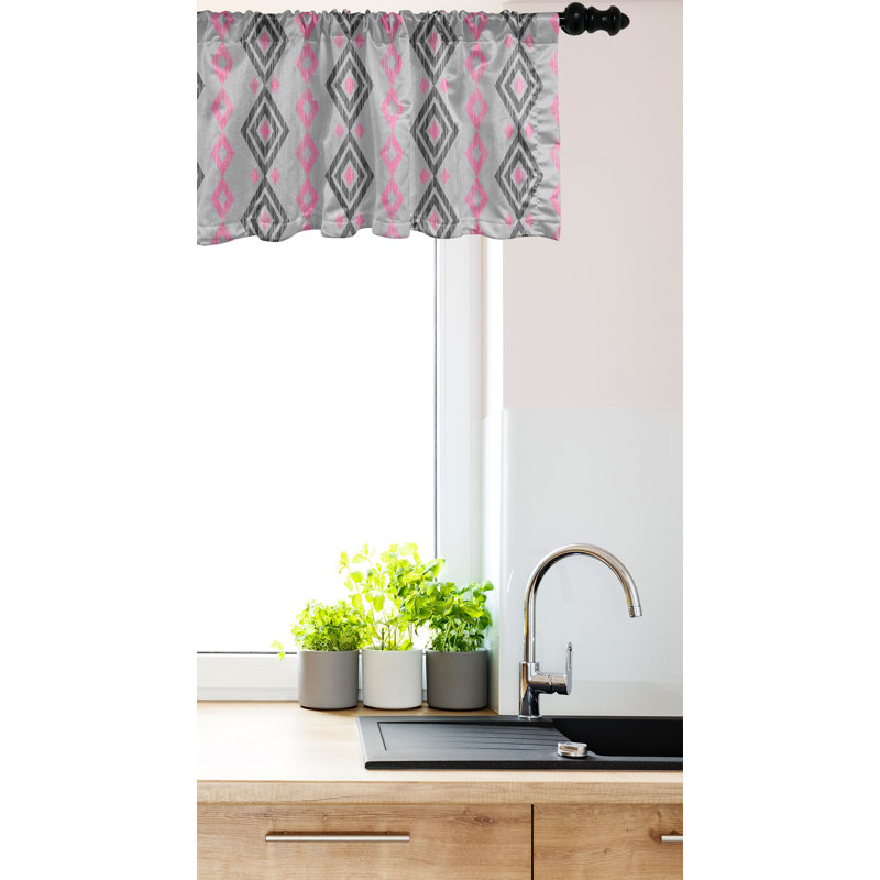 Ensemble de 2 cantonnières Ambesonne Ikat, L 42 po x L 12 po
