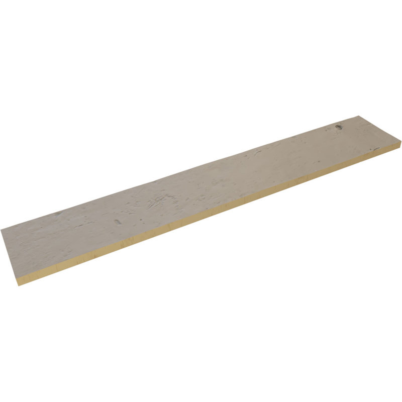 Planche en simili bois Knotty Pine Endurathane, Coquillage, H 10 po x l 72 po x P 1 po