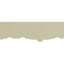 Endurathane Emery Chair Rail, 4 1/4"H x 1 1/4"P x 94 1/2"L, Factory Primed