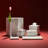 Marble Matte Resin Waste Bin