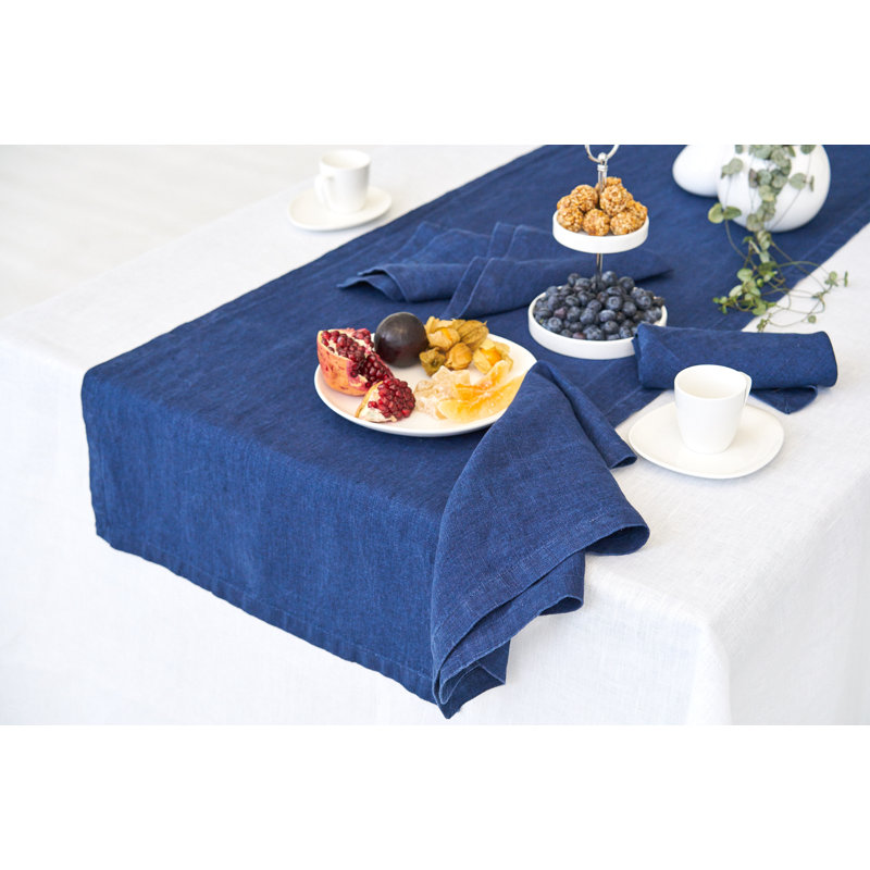 Gillett Indigo Table Runner, Indigo