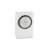 Elvia Marble Quartz Tabletop Clock in White-1024484589
