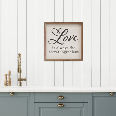 Love Is Always The Secret Ingredient White