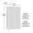 Storage Cabinet, White Finish