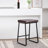Ebern Designs Selma Bar Stools Set of 2, PU Leather, Iron Legs-1697485667-1676733198