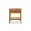 Table de chevet Mid-Century moderne en bois massif Antonios