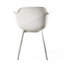 Chaise blanche en polypropylène blanc Lotus