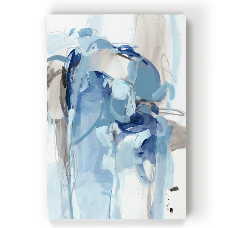 Basso " Friday Night II ", 40" H x 30" W x 1" D, Wrapped Canvas