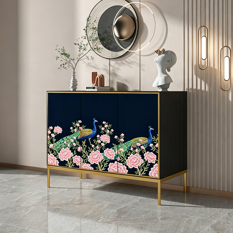 Chinese Style Solid Wood Storage Cabinet