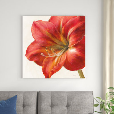 " Vivid Amaryllis " by Danhui Nai Painting Print