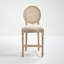 Chaise longue de bar rembourrée 26 po French Country