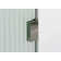 Aurora 30 in. x 78 in. Fully Frameless Fluted Radius Single Fixed Shower Panel