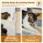 Tour pour chat à plusieurs niveaux avec condos spacieux, patin à gratter, poteaux à griffer, perchoirs supérieurs et pompons pour le jeu et le repos félins-1181793013