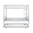 Convertible Metal Bunk Bed With Trundle-238550206
