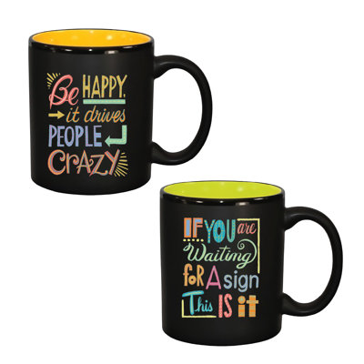 Ensemble de grandes tasses 11 oz