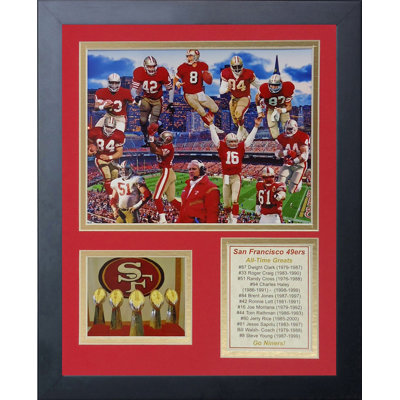 San Francisco 49ers Greats Framed Memorabili
