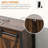 Industrial Sideboard Buffet Cabinet with Sliding Barn Doors and Adjustable Shelves