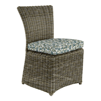Sag Harbor Patio Dining Side Chair with Cushion (Set of 2)
