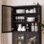 Armoire de rangement en acier HOME, vitrine empilable, 91,4 cm (L) x 35,6 cm (P)-134623843