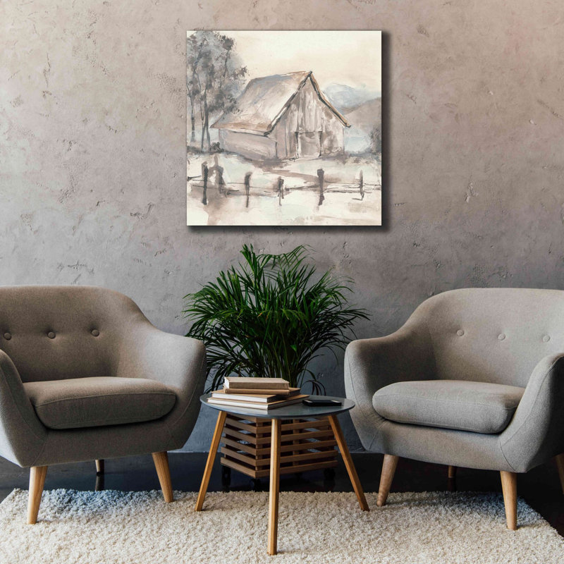 «Barn VII» par Chris Paschke, H 37 po x l 37 po x P 1,5 po