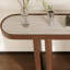 Retro style simple oval console table-606547553