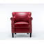 Fauteuil club rouge Hadley