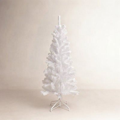 White 4.5' Pine Christmas Tree