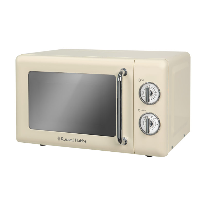 17 L 700W Countertop Microwave, Cream