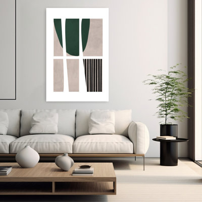 «Abstract Stripes», art mural contemporain abstrait