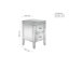Pickworth 2 Drawer Bedside Table
