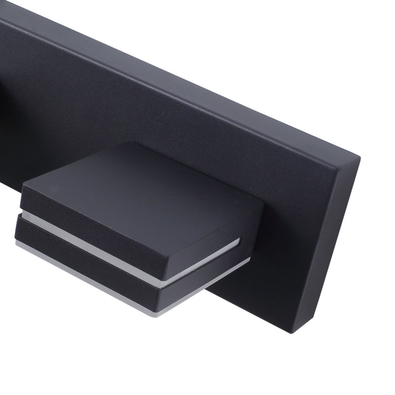 Betio 3-Light Dimmable Iron Wall Light, Black