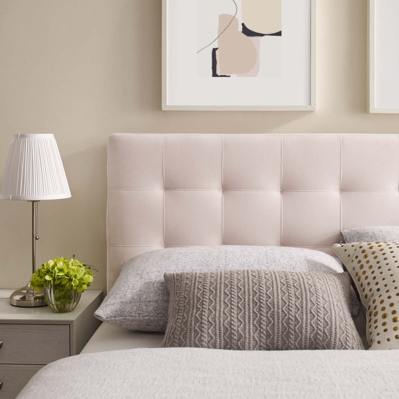 Tête de lit Copper Grove Worishofen par Modway, Rose, Double