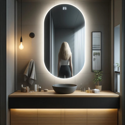 Lutjens Oval Wall Mirror