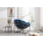 Durable Outdoor Rattan Rocking Chair with Padded Cushion, Oversized Design for Maximum Comfort and Style-1869837192