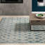 Tapis géométrique performance en laine touffeté Eubank-61349381