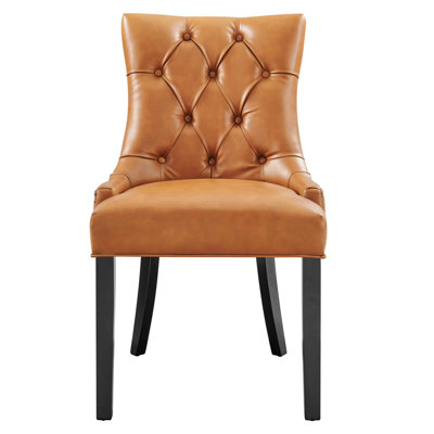 Modway Regent Tufted Vegan Leather Upholstered Parsons Dining Chair