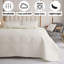  Ensemble de courtepointe brodée arc-en-ciel 3 pièces pour grand lit (blanc / bleu)-1392879252-1392879251