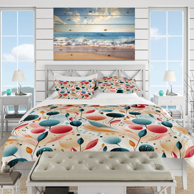 Ensemble de housse de couette Botanical Pastel