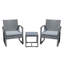 Ables Wicker 2 - Person Patio Conversation Set with Cushions-1317991652