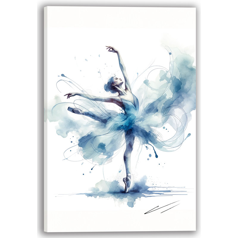 Serene Elegance - impression sur toile tendue, H 16 po x l 12 po x P 1 po