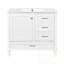 Armoire de salle de bain avec lavabo, 3 tiroirs et 1 porte à fermeture en douceur-1507428469