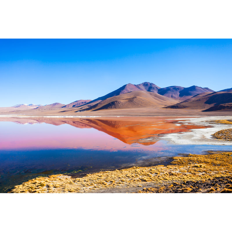 Laguna Colorada Lake - Wrapped Canvas Print, 30cm H x 46cm W x 3.8cm D