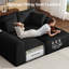 Canapé en L 108 po moderne, canapé modulaire rembourré avec coussin, canapé-lit à combinaison libre pour le salon, canapé à compression dans une boîte et aucun assemblage requis-538353754-542252939